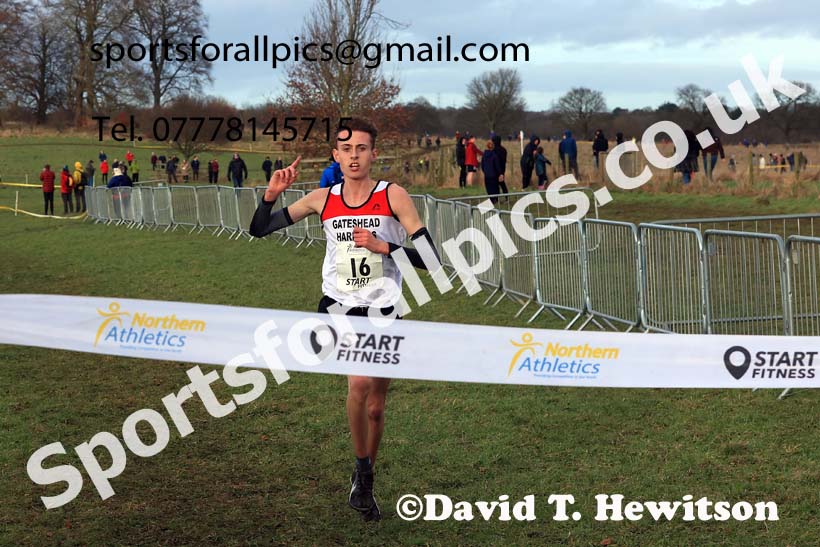 Junior Mens 2024 Northern Cross Country Champs., Sedgefield. Photo: David T. Hewitson/Sports for All Pics